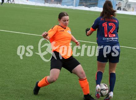 Fussball Testspiel Frauen. SK Austria Klagenfurt gegen FC Bergheim. Annika Buerger  (Klagenfurt). Klagenfurt, am 18.2.2023.
Foto: Kuess
---
pressefotos, pressefotografie, kuess, qs, qspictures, sport, bild, bilder, bilddatenbank