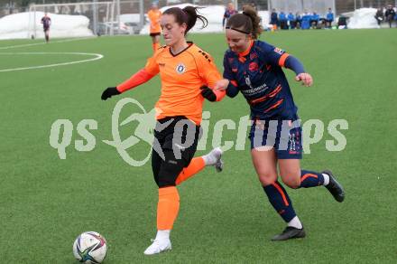 Fussball Testspiel Frauen. SK Austria Klagenfurt gegen FC Bergheim.  Anja Veratschnig (Klagenfurt). Klagenfurt, am 18.2.2023.
Foto: Kuess
---
pressefotos, pressefotografie, kuess, qs, qspictures, sport, bild, bilder, bilddatenbank