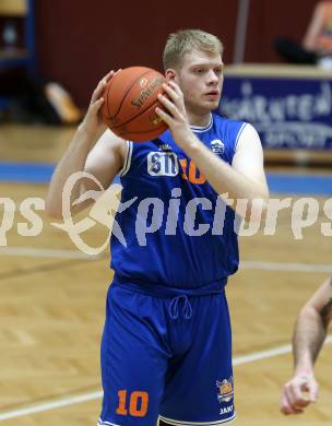 Basketball 2. Liga 2022/2023. Grunddurchgang 17. Runde. Woerthersee Piraten gegen BBU Salzburg.    Asdren Drew Koka (Salzburg). Klagenfurt, am 19.2.2023.
Foto: Kuess
www.qspictures.net
---
pressefotos, pressefotografie, kuess, qs, qspictures, sport, bild, bilder, bilddatenbank