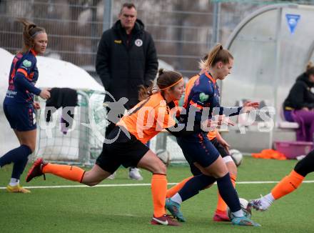 Fussball Testspiel Frauen. SK Austria Klagenfurt gegen FC Bergheim.   (Klagenfurt). Klagenfurt, am 18.2.2023.
Foto: Kuess
---
pressefotos, pressefotografie, kuess, qs, qspictures, sport, bild, bilder, bilddatenbank