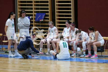 Basketball Damen Superliga. Grunddurchgang 14. Runde. KOS Celovec Damen gegen DBB LZ OOE. Trainer Jaka Siberle, Spielerbank (KOS). Klagenfurt, 25.2.2023.
Foto: Kuess
---
pressefotos, pressefotografie, kuess, qs, qspictures, sport, bild, bilder, bilddatenbank