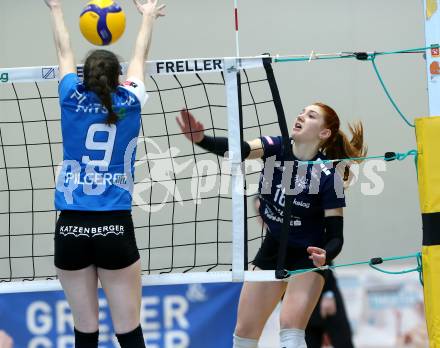 Volleyball. Austrian Volley League Women. ATSC Kelag Wildcats Klagenfurt gegen TI-ROWA-Moser-volley Tirol.   Magdalena Rabitsch (Klagenfurt).  Klagenfurt, 4.3.2023
Foto: Kuess


---
pressefotos, pressefotografie, kuess, qs, qspictures, sport, bild, bilder, bilddatenbank