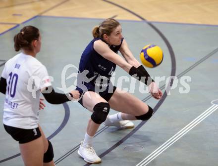 Volleyball. Austrian Volley League Women. ATSC Kelag Wildcats Klagenfurt gegen TI-ROWA-Moser-volley Tirol.  Katharina Holzer  (Klagenfurt).  Klagenfurt, 4.3.2023
Foto: Kuess


---
pressefotos, pressefotografie, kuess, qs, qspictures, sport, bild, bilder, bilddatenbank