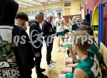 Basketball 2. Liga 2022/2023. Grunddurchgang 19. Runde. Woerthersee Piraten gegen Dornbirn Lions.  Trainer Ioannis Tsirogiannis (Dornbirn). Klagenfurt, am 3.4.2023.
Foto: Kuess
www.qspictures.net
---
pressefotos, pressefotografie, kuess, qs, qspictures, sport, bild, bilder, bilddatenbank