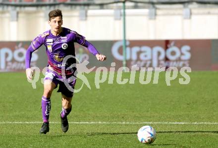 Fussball Bundesliga. SK Austria Klagenfurt gegen Cashpoint SCR Altach. Till Schumacher (Klagenfurt). Klagenfurt, am 5.3.2023.
Foto: Kuess
---
pressefotos, pressefotografie, kuess, qs, qspictures, sport, bild, bilder, bilddatenbank