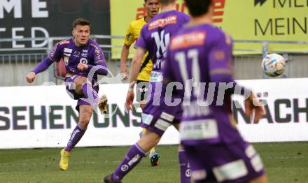 Fussball Bundesliga. SK Austria Klagenfurt gegen Cashpoint SCR Altach. Florian Rieder (Klagenfurt). Klagenfurt, am 5.3.2023.
Foto: Kuess
---
pressefotos, pressefotografie, kuess, qs, qspictures, sport, bild, bilder, bilddatenbank