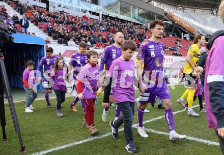 Fussball Bundesliga. SK Austria Klagenfurt gegen Cashpoint SCR Altach.  Vesel Demaku, Rico Benatelli (Klagenfurt).  Klagenfurt, am 5.3.2023.
Foto: Kuess
---
pressefotos, pressefotografie, kuess, qs, qspictures, sport, bild, bilder, bilddatenbank