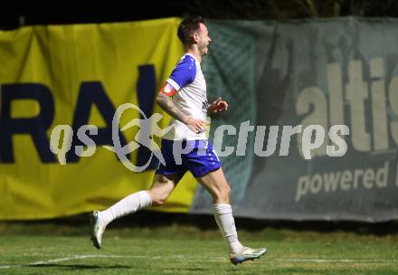 Fussball. Regionalliga. Treibach gegen LASK Amateure OOE. Torjubel Kevin Vaschauner   (Treibach). Treibach, 24.3.2023
Foto: Kuess


---
pressefotos, pressefotografie, kuess, qs, qspictures, sport, bild, bilder, bilddatenbank