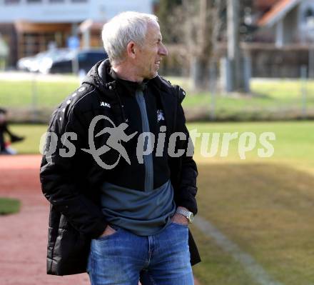 Fussball. Kaerntner Liga. Kraig gegen Austria Klagenfurt Amateure.   Trainer Harald Proprentner (Kraig). Treibach, 25.3.2023
Foto: Kuess


---
pressefotos, pressefotografie, kuess, qs, qspictures, sport, bild, bilder, bilddatenbank