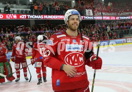 EBEL. Eishockey Bundesliga. EC KAC gegen Salzburg.   Thomas Hundertpfund  (KAC).  Klagenfurt, am 26.3.2023.
Foto: Kuess
www.qspictures.net
---
pressefotos, pressefotografie, kuess, qs, qspictures, sport, bild, bilder, bilddatenbank