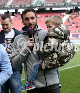 Fussball Bundesliga. SK Austria Klagenfurt gegen Salzburg.  Verabschiedung Markus Pink (Klagenfurt). Klagenfurt, am 2.4.2023.
Foto: Kuess
---
pressefotos, pressefotografie, kuess, qs, qspictures, sport, bild, bilder, bilddatenbank