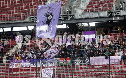 Fussball Bundesliga. SK Austria Klagenfurt gegen Salzburg.  Fans (Klagenfurt). Klagenfurt, am 2.4.2023.
Foto: Kuess
---
pressefotos, pressefotografie, kuess, qs, qspictures, sport, bild, bilder, bilddatenbank