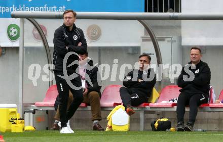 Fussball Bundesliga. SK Austria Klagenfurt gegen Salzburg. Co-Trainer Martin Lassnig  (Klagenfurt). Klagenfurt, am 2.4.2023.
Foto: Kuess
---
pressefotos, pressefotografie, kuess, qs, qspictures, sport, bild, bilder, bilddatenbank