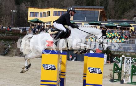 Reiten. EPP Grand Prix. Markus Saurugg. Reiterhof Stueckler. St. Margarethen im Lavanttal, am 9.4.2023.
Foto: Kuess


---
pressefotos, pressefotografie, kuess, qs, qspictures, sport, bild, bilder, bilddatenbank