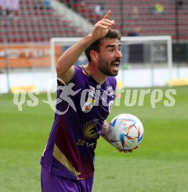 Fussball Bundesliga. SK Austria Klagenfurt gegen Sturm Graz.  Kosmas Gkezos (Klagenfurt).  Klagenfurt, am 16.4.2023.
Foto: Kuess
---
pressefotos, pressefotografie, kuess, qs, qspictures, sport, bild, bilder, bilddatenbank