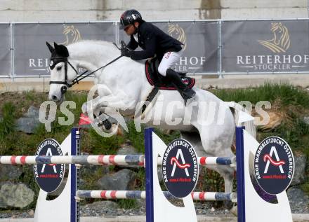 Reiten. EPP Grand Prix. Markus Saurugg. Reiterhof Stueckler. St. Margarethen im Lavanttal, am 9.4.2023.
Foto: Kuess


---
pressefotos, pressefotografie, kuess, qs, qspictures, sport, bild, bilder, bilddatenbank