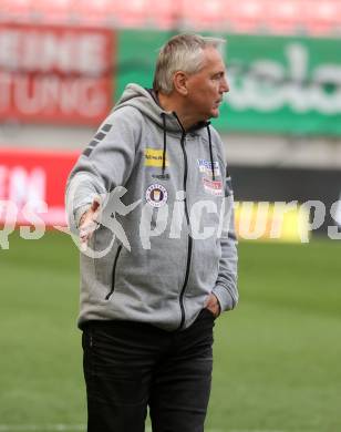 Fussball Bundesliga. SK Austria Klagenfurt gegen Sturm Graz. Trainer Peter Pacult  (Klagenfurt).  Klagenfurt, am 16.4.2023.
Foto: Kuess
---
pressefotos, pressefotografie, kuess, qs, qspictures, sport, bild, bilder, bilddatenbank