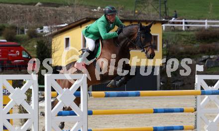 Reiten. EPP Grand Prix. Gerfried Puck.. Reiterhof Stueckler. St. Margarethen im Lavanttal, am 9.4.2023.
Foto: Kuess


---
pressefotos, pressefotografie, kuess, qs, qspictures, sport, bild, bilder, bilddatenbank