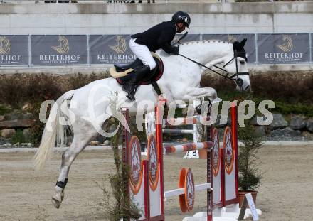 Reiten. EPP Grand Prix. Markus Saurugg. Reiterhof Stueckler. St. Margarethen im Lavanttal, am 9.4.2023.
Foto: Kuess


---
pressefotos, pressefotografie, kuess, qs, qspictures, sport, bild, bilder, bilddatenbank