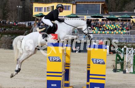 Reiten. EPP Grand Prix. Markus Saurugg. Reiterhof Stueckler. St. Margarethen im Lavanttal, am 9.4.2023.
Foto: Kuess


---
pressefotos, pressefotografie, kuess, qs, qspictures, sport, bild, bilder, bilddatenbank