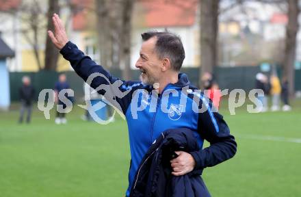 Fussball. Regionalliga. Treibach gegen DSV Leoben.  Trainer Rudi Perz (Treibach). Treibach, 21.4.2023.
Foto: Kuess


---
pressefotos, pressefotografie, kuess, qs, qspictures, sport, bild, bilder, bilddatenbank