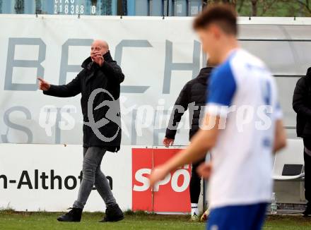 Fussball. Regionalliga. Treibach gegen DSV Leoben. Trainer Carsten Jancker  (Leoben). Treibach, 21.4.2023.
Foto: Kuess


---
pressefotos, pressefotografie, kuess, qs, qspictures, sport, bild, bilder, bilddatenbank