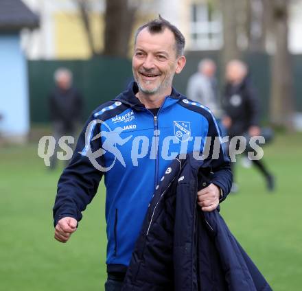 Fussball. Regionalliga. Treibach gegen DSV Leoben. Trainer Rudi Perz  (Treibach), Treibach, 21.4.2023.
Foto: Kuess


---
pressefotos, pressefotografie, kuess, qs, qspictures, sport, bild, bilder, bilddatenbank