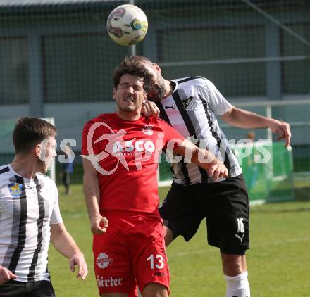 Fussball. Kaerntner Liga. Bleiburg gegen ATSV Wolfsberg. Lovro Plimon   (Bleiburg),    Bastian Rupp (Wolfsberg). Bleiburg 22.4.2023.
Foto: Kuess


---
pressefotos, pressefotografie, kuess, qs, qspictures, sport, bild, bilder, bilddatenbank