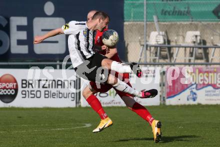 Fussball. Kaerntner Liga. Bleiburg gegen ATSV Wolfsberg.  Spielertrainer Patrick Paul Oswaldi  (Bleiburg), Marcel Maximilian Stoni   (Wolfsberg). Bleiburg 22.4.2023.
Foto: Kuess


---
pressefotos, pressefotografie, kuess, qs, qspictures, sport, bild, bilder, bilddatenbank