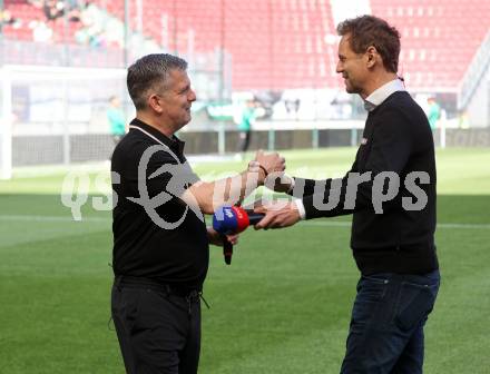 Fussball Bundesliga. SK Austria Klagenfurt gegen SK Rapid Wien.   Matthias Imhof, Sky Reporter. Klagenfurt, am 3.6.2023.
Foto: Kuess
---
pressefotos, pressefotografie, kuess, qs, qspictures, sport, bild, bilder, bilddatenbank