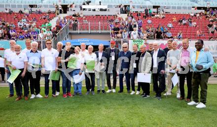 Fussball Bundesliga. SK Austria Klagenfurt gegen SK Rapid Wien. Jahrhundertfussballer.   (Klagenfurt). Klagenfurt, am 3.6.2023.
Foto: Kuess
---
pressefotos, pressefotografie, kuess, qs, qspictures, sport, bild, bilder, bilddatenbank