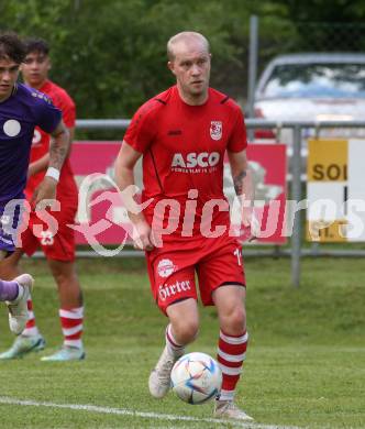 Fussball Kaerntner Liga. SK Austria KLagenfurt Amateure gegen ATSV Wolfsberg. Marcel Maximilian Stoni  (Wolfsberg). Brueckl, am 9.6.2023.
Foto: Kuess



---
pressefotos, pressefotografie, kuess, qs, qspictures, sport, bild, bilder, bilddatenbank