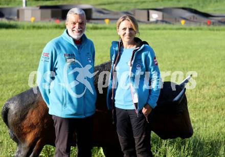 3D Bogenschiessen. Wolfgang Halvax, Mirjam Ressmann. Bad Klein kirchheim, am 9.6.2023.
Foto: Kuess



---
pressefotos, pressefotografie, kuess, qs, qspictures, sport, bild, bilder, bilddatenbank