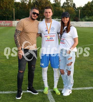 Fussball KFV Cup. SAK gegen Dellach/Gail.  Zoran Vukovic (SAK). Klagenfurt, am 17.6.2023.
Foto: Kuess



---
pressefotos, pressefotografie, kuess, qs, qspictures, sport, bild, bilder, bilddatenbank