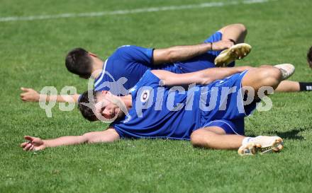 Fussball Bundesliga. Training SK Austria Klagenfurt.   Patrick Hasenhuettl. Viktring, am 26.4.2023.
Foto: Kuess



---
pressefotos, pressefotografie, kuess, qs, qspictures, sport, bild, bilder, bilddatenbank