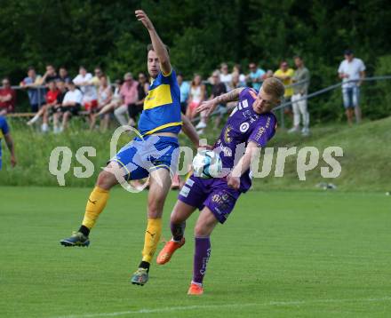 Fussball Bundesliga Testspiel. DSG/ATUS Ferlach gegen SK Austria Klagenfurt.  Jonas Arweiler (Austria KLagenfurt). Ferlach, am 30.6.2023.
Foto: Kuess



---
pressefotos, pressefotografie, kuess, qs, qspictures, sport, bild, bilder, bilddatenbank