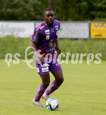 Fussball Bundesliga Testspiel. DSG/ATUS Ferlach gegen SK Austria Klagenfurt. Iba May (Austria KLagenfurt). Ferlach, am 30.6.2023.
Foto: Kuess



---
pressefotos, pressefotografie, kuess, qs, qspictures, sport, bild, bilder, bilddatenbank