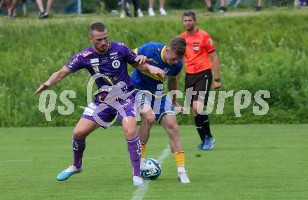 Fussball Bundesliga Testspiel. DSG/ATUS Ferlach gegen SK Austria Klagenfurt. Turgay Gemicibasi (Austria KLagenfurt). Ferlach, am 30.6.2023.
Foto: Kuess



---
pressefotos, pressefotografie, kuess, qs, qspictures, sport, bild, bilder, bilddatenbank