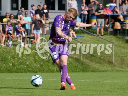 Fussball Bundesliga Testspiel. DSG/ATUS Ferlach gegen SK Austria Klagenfurt. Jonas Arweiler (Austria KLagenfurt). Ferlach, am 30.6.2023.
Foto: Kuess



---
pressefotos, pressefotografie, kuess, qs, qspictures, sport, bild, bilder, bilddatenbank