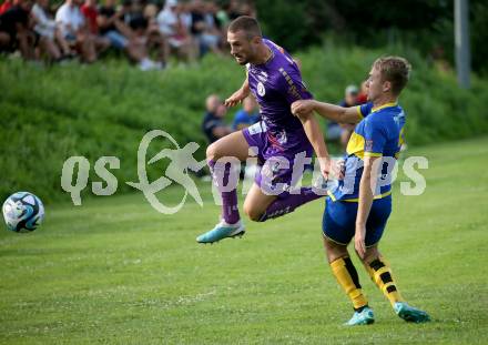 Fussball Bundesliga Testspiel. DSG/ATUS Ferlach gegen SK Austria Klagenfurt.  Turgay Gemicibasi (Austria KLagenfurt). Ferlach, am 30.6.2023.
Foto: Kuess



---
pressefotos, pressefotografie, kuess, qs, qspictures, sport, bild, bilder, bilddatenbank