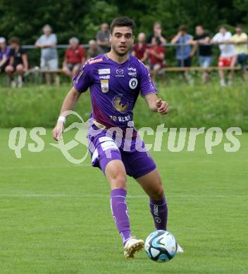 Fussball Bundesliga Testspiel. DSG/ATUS Ferlach gegen SK Austria Klagenfurt. Nikola Djoric (Austria KLagenfurt). Ferlach, am 30.6.2023.
Foto: Kuess



---
pressefotos, pressefotografie, kuess, qs, qspictures, sport, bild, bilder, bilddatenbank