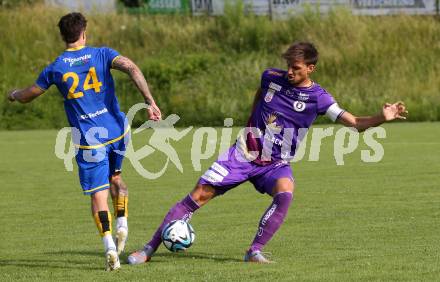 Fussball Bundesliga Testspiel. DSG/ATUS Ferlach gegen SK Austria Klagenfurt.  Thorsten Mahrer (Austria KLagenfurt). Ferlach, am 30.6.2023.
Foto: Kuess



---
pressefotos, pressefotografie, kuess, qs, qspictures, sport, bild, bilder, bilddatenbank