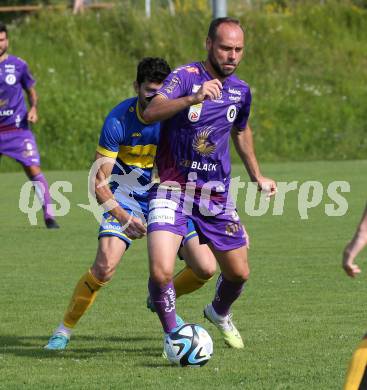 Fussball Bundesliga Testspiel. DSG/ATUS Ferlach gegen SK Austria Klagenfurt. Rico Benatelli (Austria KLagenfurt). Ferlach, am 30.6.2023.
Foto: Kuess



---
pressefotos, pressefotografie, kuess, qs, qspictures, sport, bild, bilder, bilddatenbank