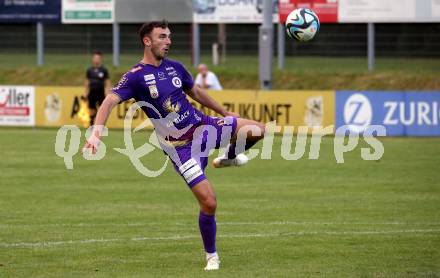 Fussball Bundesliga. Testspiel. ATSV Wolfsberg gegen SK Austria KLagenfurt.  Andrew Irving  (KLagenfurt). Wolfsberg, am 4.7.2023.
Foto: Kuess



---
pressefotos, pressefotografie, kuess, qs, qspictures, sport, bild, bilder, bilddatenbank