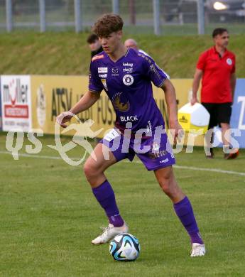 Fussball Bundesliga. Testspiel. ATSV Wolfsberg gegen SK Austria KLagenfurt.  Jannik Robatsch  (KLagenfurt). Wolfsberg, am 4.7.2023.
Foto: Kuess



---
pressefotos, pressefotografie, kuess, qs, qspictures, sport, bild, bilder, bilddatenbank