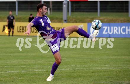 Fussball Bundesliga. Testspiel. ATSV Wolfsberg gegen SK Austria KLagenfurt.  Andrew Irving  (KLagenfurt). Wolfsberg, am 4.7.2023.
Foto: Kuess



---
pressefotos, pressefotografie, kuess, qs, qspictures, sport, bild, bilder, bilddatenbank