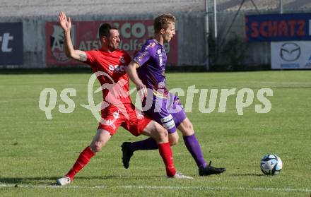 Fussball Bundesliga. Testspiel. ATSV Wolfsberg gegen SK Austria KLagenfurt. Patrick Pfennich,  (Wolfsberg),  Christopher Cvetko  (KLagenfurt). Wolfsberg, am 4.7.2023.
Foto: Kuess



---
pressefotos, pressefotografie, kuess, qs, qspictures, sport, bild, bilder, bilddatenbank