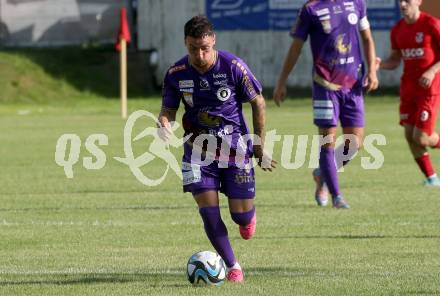 Fussball Bundesliga. Testspiel. ATSV Wolfsberg gegen SK Austria KLagenfurt.  Sinan Karweina  (KLagenfurt). Wolfsberg, am 4.7.2023.
Foto: Kuess



---
pressefotos, pressefotografie, kuess, qs, qspictures, sport, bild, bilder, bilddatenbank