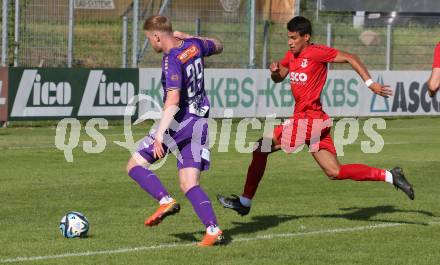 Fussball Bundesliga. Testspiel. ATSV Wolfsberg gegen SK Austria KLagenfurt.  Jonas Arweiler  (KLagenfurt). Wolfsberg, am 4.7.2023.
Foto: Kuess



---
pressefotos, pressefotografie, kuess, qs, qspictures, sport, bild, bilder, bilddatenbank