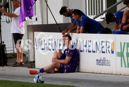 Fussball Bundesliga. Testspiel. ATSV Wolfsberg gegen SK Austria KLagenfurt.  Jonas Arweiler  (KLagenfurt). Wolfsberg, am 4.7.2023.
Foto: Kuess



---
pressefotos, pressefotografie, kuess, qs, qspictures, sport, bild, bilder, bilddatenbank